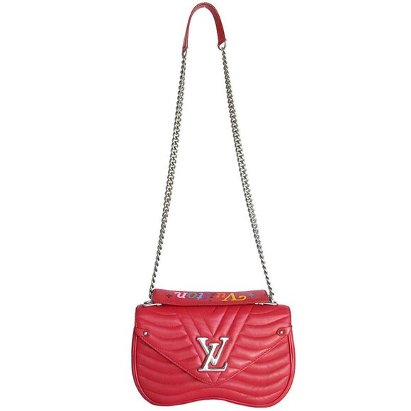 LOUIS VUITTON Red Leather Shoulder Bag - Picture 2 of 5